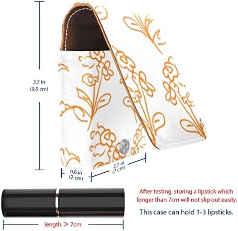 ORYUEKAN Makyaj Ruj Kılıfı Tutucu Mini Çanta Seyahat Kozmetik Çantası, Dış Nedime Hediye Düğün Parti Çanta için Ayna