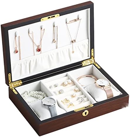 JYDQM Mücevher Kutusu Takı Depolama Organizatör Küpe Kolye Yüzük Tutucu İzle Standı Kutuları Mücevher saklama kutusu