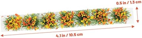EXCEART 4 adet DIY Mini Çiçek Çalılar 4 adet Şerit Süslemeleri