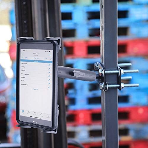 ARKON 7.25 inç Metal Sağlam Forklift Ayağı tablet tutacağı Perakende Siyah (FLBK256TAB1)