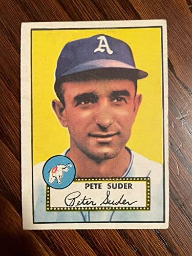 1952 Topps 256 Pete Suder Philadelphia Atletizm Eski / mt Nm Beyzbol Kartı-Slabbed Beyzbol Kartları