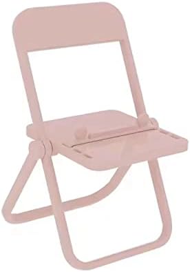 1 ADET Mini Sandalye Şekli cep telefon standı Katlanabilir Evrensel Şeker Renk Cep telefon tutucu Çok Açılı Cradle