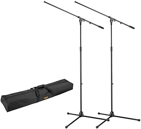 K & M 21021 Bomlu Tripod Mikrofon Standı, 2'li Paket ve Stand Çantası 51 İç Paket