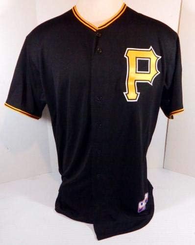 Pittsburgh Pirates Yarasa Çocuk Oyun Siyah Jersey PİTT33499 Yayınladı - Oyun Kullanılmış MLB Formaları