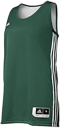 Adidas Bayan Tersinir Basketbol Antrenman Forması XS Koyu Yeşil / Beyaz