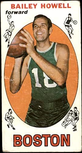1969 Topps 5 Bailey Howell Boston Celtics (Basketbol Kartı) İYİ Celtics Mississippi St