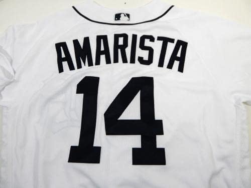 Detroit Tigers Alexi Amarista 14 Oyun Verilmiş Beyaz Forma 44 DP21405 - Oyun Kullanılmış MLB Formaları