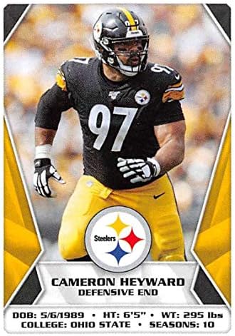 2020 Panini NFL Çıkartmaları 160 Cameron Heyward Pittsburgh Steelers Futbol Kartı