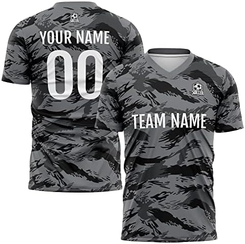 Özel Futbol Forması Çocuklar Yetişkinler Kişiselleştirilmiş Futbol T-Shirt Takım Adı Numarası Logosu