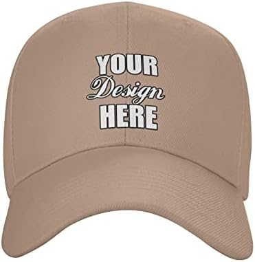 JCETUNO Özelleştirilmiş Şapkalar Erkekler için Tasarım Kendi Logo Fotoğraf Adı Metin Kişiselleştirilmiş Ayarlanabilir