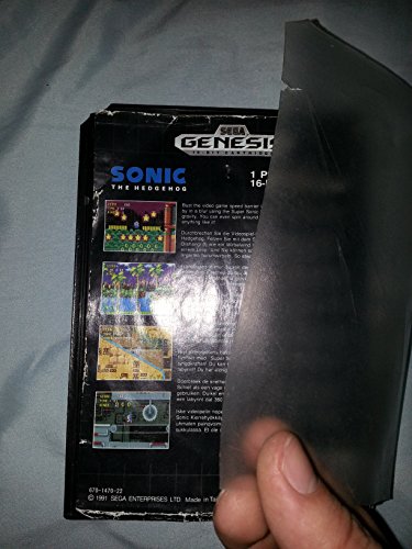 Sonic Kirpi Orijinal 16-bit Kartuş Mega Sürücü ve Sega Genesis
