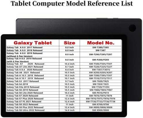 Şık İnce Deri Tablet Kılıf 360 Derece Rotasyon Standı Kapak, Samsung Galaxy Tab için A7 Lite A8 Bir 8.0 8.4 10.1 10.5