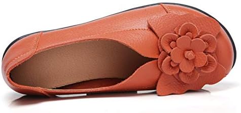 Yazlık terlik Kadınlar için Yumuşak Çiçek Düz Kayma Rahat Deri Rahat tek ayakkabı Kadın Sandalet Slaytlar