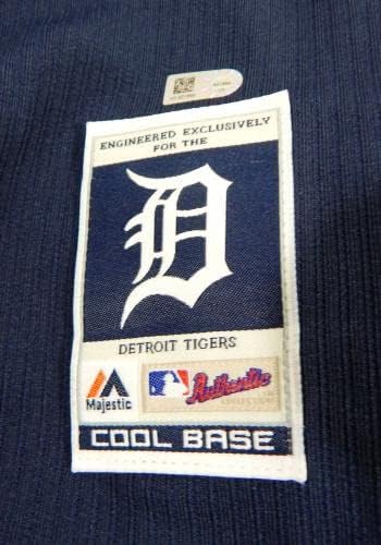 2014-16 Detroit Tigers Boş Oyun Donanma Forması Bahar Eğitimi BP 38 205-Oyun Kullanılmış MLB Formaları