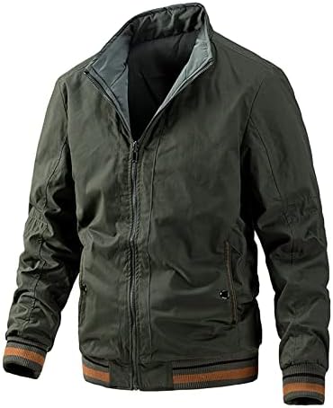 SAXIGOL Sevgililer Günü Hediyeleri Erkek Arkadaşı İçin 2023 Artı Boyutu Softshell Kapitone fermuarlı ceket, ince Vintage