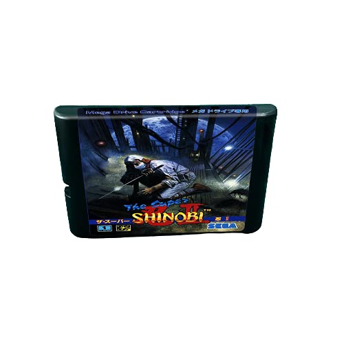 Aditi Süper Shinobi II 2-16 bitlik MD Oyunları Kartuş Genesis MegaDrive Konsolu İçin (Japonya Durumda)