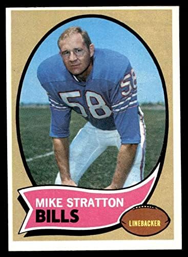 1970 Topps 252 Mike Stratton Buffalo Bills (Futbol Kartı) ESKİ Bills Tennessee