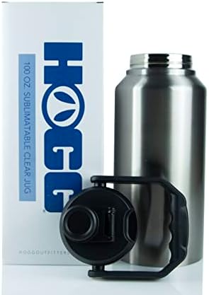 Hogg 100oz Süblime Şeffaf Kaplamalı Sürahi. DIY, Özelleştirilebilir, Herhangi Bir Bardağa Logo, Vinil, Alkol Mürekkebi