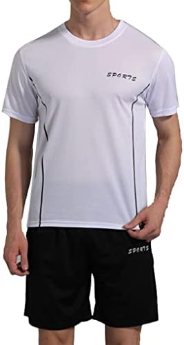 Hansber erkek futbol üniforması Futbol Forması Aktif şort takımı 2 Parça Yaz Eşofman Spor Kıyafeti