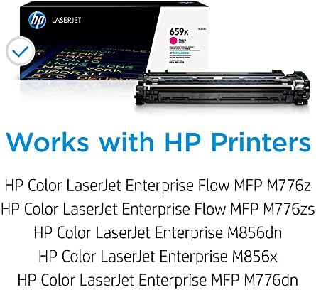 HP 659X Macenta Yüksek Verimli Toner Kartuşu | HP Renkli LaserJet Enterprise M856, HP Renkli LaserJet Enterprise MFP