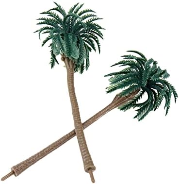 Bitray Model Palmiye Hindistan Cevizi Ağacı 5.1 Yükseklik Manzara Manzara Manzara Plastik Ağaç Zanaat-6 adet