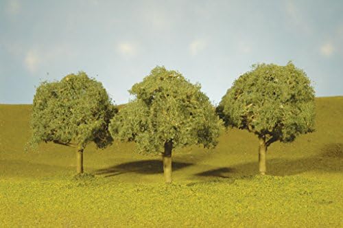 Bachmann Industries Sahne Manzaraları Ağaçlar 2¼- 2½ Meşe Ağaçları N Ölçekli Tren (4 Parça)