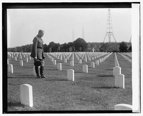 Tarihsel Bulgular Fotoğraf: Arlington Ulusal Mezarlığı'ndaki General Pershing, Virginia,VA, Mayıs 1925,1
