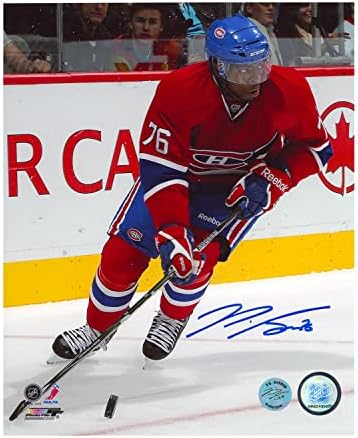 PK Subban İmzalı Montreal Canadiens Hokeyi 8x10 Fotoğraf İmzalı NHL Fotoğrafları