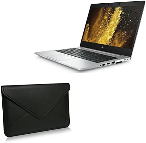 BoxWave Kılıf için HP EliteBook 830 G6 (BoxWave tarafından Kılıf) - Elite Deri Messenger Kılıfı, sentetik deri kılıf