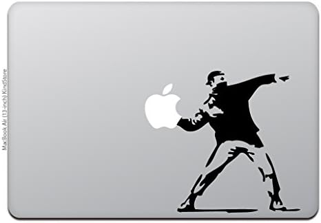 Tür Mağaza MacBook Hava / Pro MacBook çıkartması Banksy Molotof Adam M424