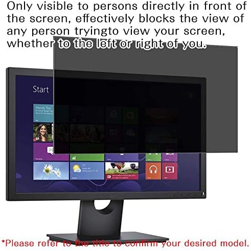 Synvy ekran koruyucu koruyucu ile Uyumlu ViewSonic VG2448 24 Ekran Monitör Anti Casus Filmi Koruyucuları [Temperli