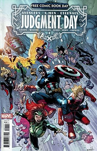 Ücretsiz Çizgi Roman Günü (Marvel) 2022C VF / NM; Marvel çizgi romanı / Kıyamet Günü Yenilmezler X-Men Ebedileri
