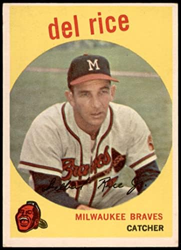 1959 Topps 104 Del Pirinç Milwaukee Braves (Beyzbol Kartı) ESKİ Braves