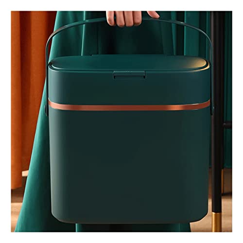 ZHAOLEI Koku Giderici çöp tenekesi Saplı Mutfak için Banyo Çöp kutusu (Renk: Gri, Boyut : 32 * 39,5 cm)