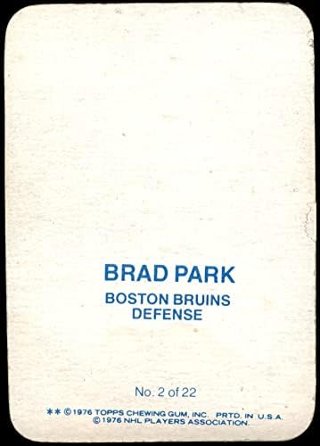 1976 Topps 2 Brad Park Bruins (Hokey Kartı) VG/ESKİ Bruins