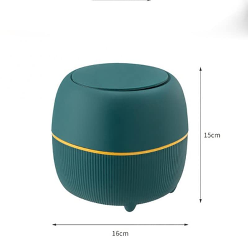 UXZDX Mini Masaüstü çöp kutusu Ev Başucu çöp kutusu çay masası Küçük çöp kovası Ofis Malzemeleri (Renk : OneColor,