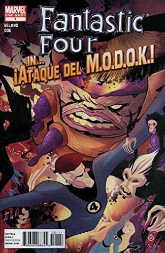 Ataque Del M. O. D. O. K.'da Fantastik Dörtlü! 1 VF/NM ; Marvel çizgi romanı / MODOK