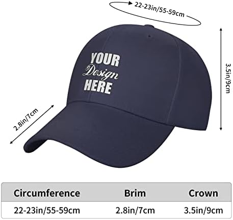 JCETUNO Özelleştirilmiş Şapkalar Erkekler için Tasarım Kendi Logo Fotoğraf Adı Metin Kişiselleştirilmiş Ayarlanabilir