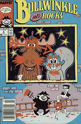 Bullwinkle ve Rocky (Yıldız) 5 (Gazete Bayii ) VF; Marvel çizgi romanı