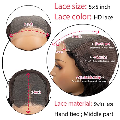 13x6 Dantel ön Peruk İnsan Saçı Ön Koparıp 180 % Yoğunluk HD Şeffaf Düz sırma ön peruk Siyah Kadınlar için İşlenmemiş