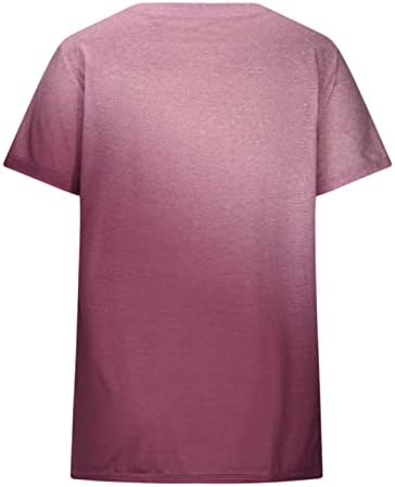 Kadın Bluz Kısa Kollu Pamuklu Tekne Boyun Grafik Batik Brunch Bluz T Shirt Kızlar için Sonbahar Yaz N3 N3