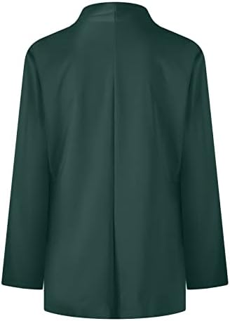 NOKMOPO Kış Ceket kadın Sonbahar Üst Ceket Düz Renk Yaka Düğmesi Slim Fit Mizaç Takım Elbise Yumuşak Polar Ceket