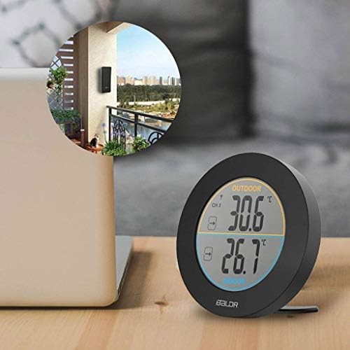 WALNUTA Kapalı Higrometre Termometre, Dijital nem monitörü, Sıcaklık nem ölçer Ölçer, Min ve Max Kayıtları, Ev, Ofis