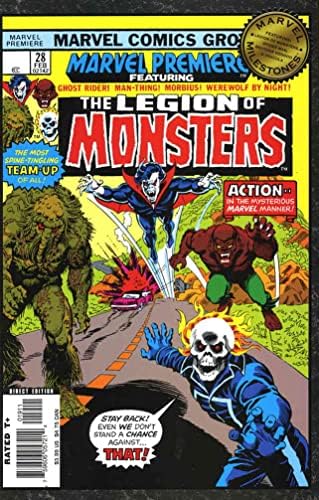 Marvel Kilometre Taşları: Canavarlar Lejyonu, Örümcek Adam ve Kardeş Voodoo 1 VF / NM ; Marvel çizgi romanı