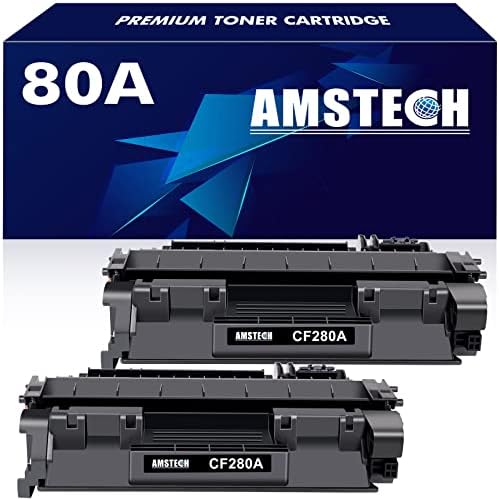 80A CF280A 2 Paket Toner Kartuşu uyumlu HP yedek malzemesi 80A CF280A 80X CF280X Toner HP için kartuş Pro 400 M401A